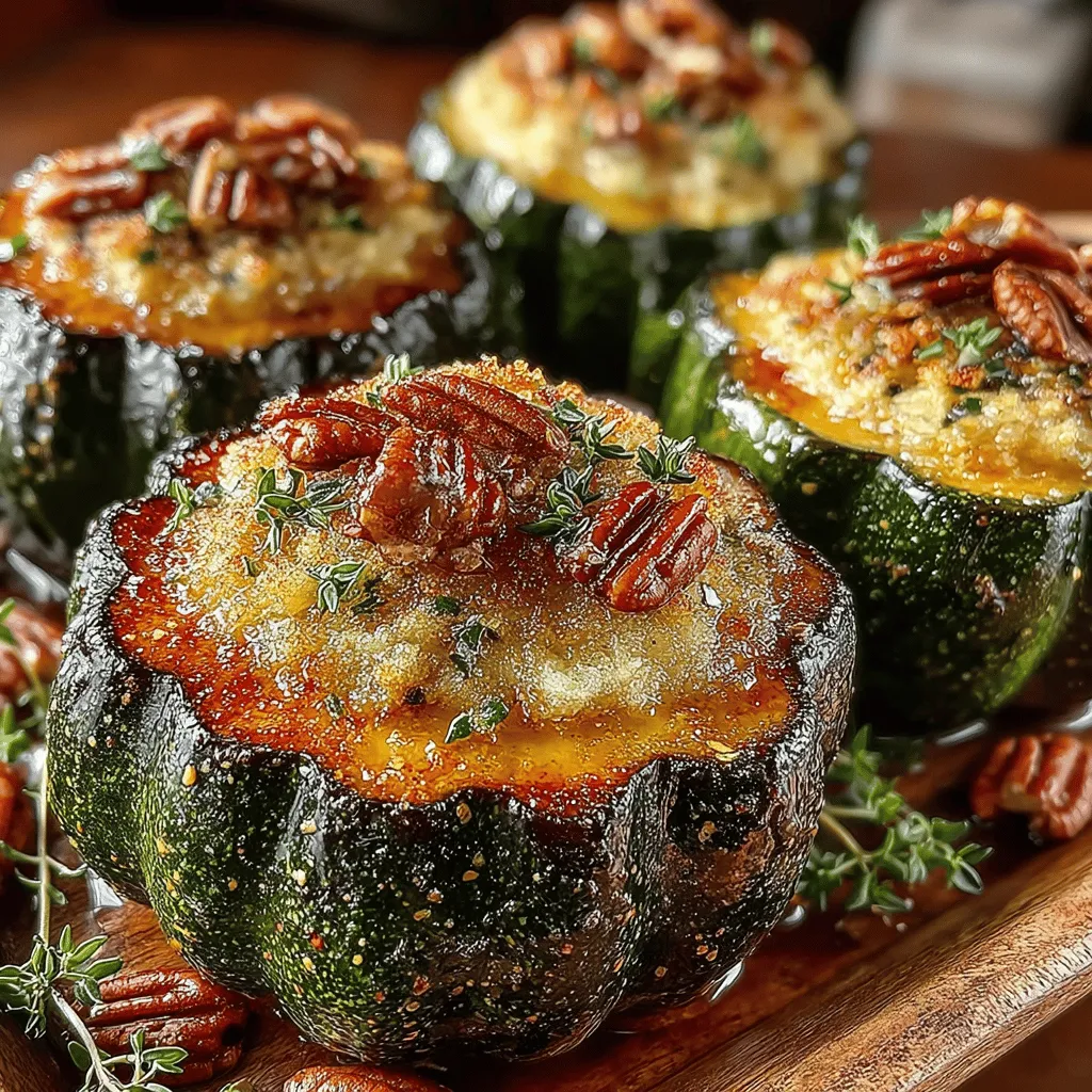 The first step in creating the perfect Honey Butter Roasted Acorn Squash is proper preparation of the squash itself. To start, choose a ripe acorn squash that has a rich, deep green color, indicating ripeness and full flavor. When it comes to cutting, use a sharp knife to halve the squash lengthwise. This technique not only makes it easier to scoop out the seeds but also promotes even cooking.
