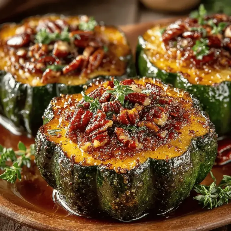 The first step in creating the perfect Honey Butter Roasted Acorn Squash is proper preparation of the squash itself. To start, choose a ripe acorn squash that has a rich, deep green color, indicating ripeness and full flavor. When it comes to cutting, use a sharp knife to halve the squash lengthwise. This technique not only makes it easier to scoop out the seeds but also promotes even cooking.