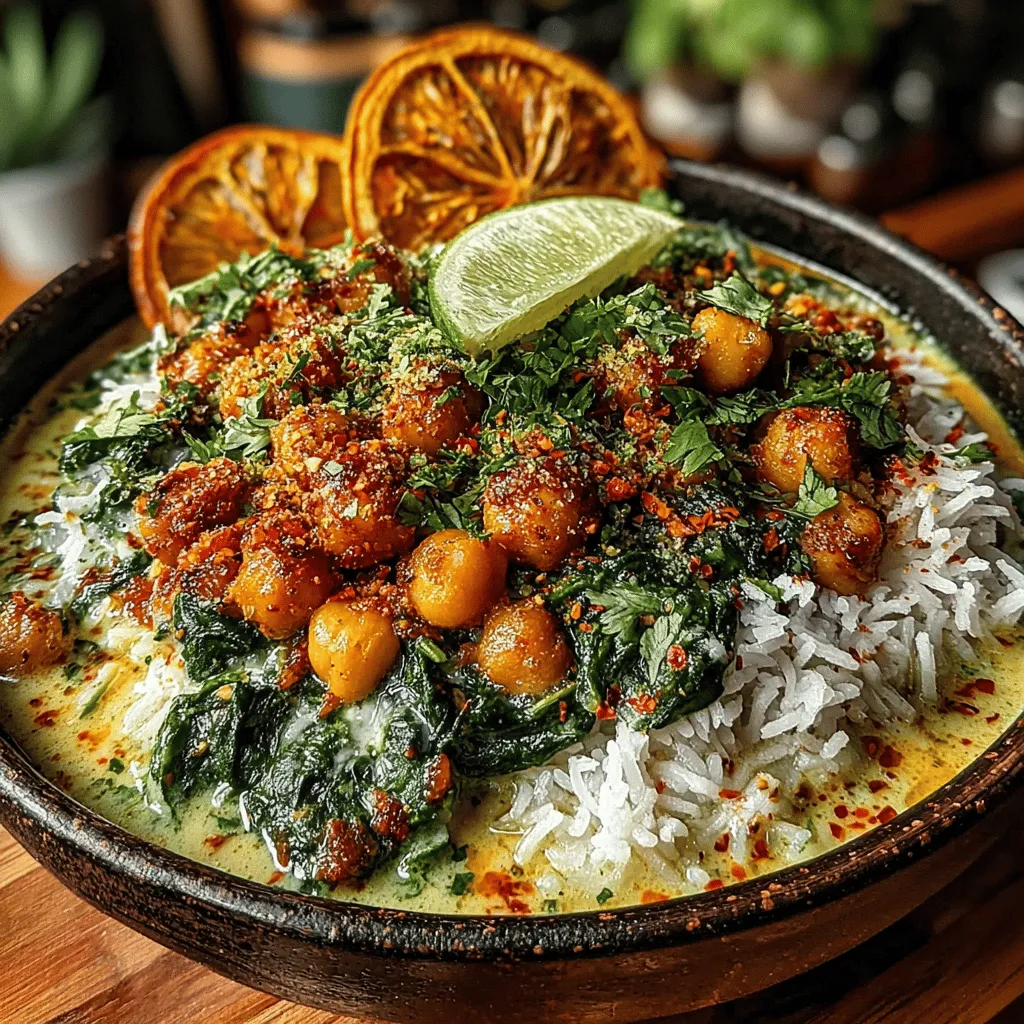 In today’s fast-paced world, finding wholesome, nutritious meals that are also quick to prepare can be a challenge. Enter Spicy Chickpea Delight, a vibrant, flavorful dish that marries the protein-packed goodness of chickpeas with creamy coconut milk and nutrient-rich spinach. This recipe not only caters to vegetarians and vegans but also satisfies the taste buds of anyone craving a hearty meal. It’s the kind of dish that can be enjoyed by all, regardless of dietary preferences, making it an excellent choice for family dinners or meal prep. Best of all, Spicy Chickpea Delight can be ready in just 30 minutes, allowing you to savor a delicious meal without the stress of extensive cooking.