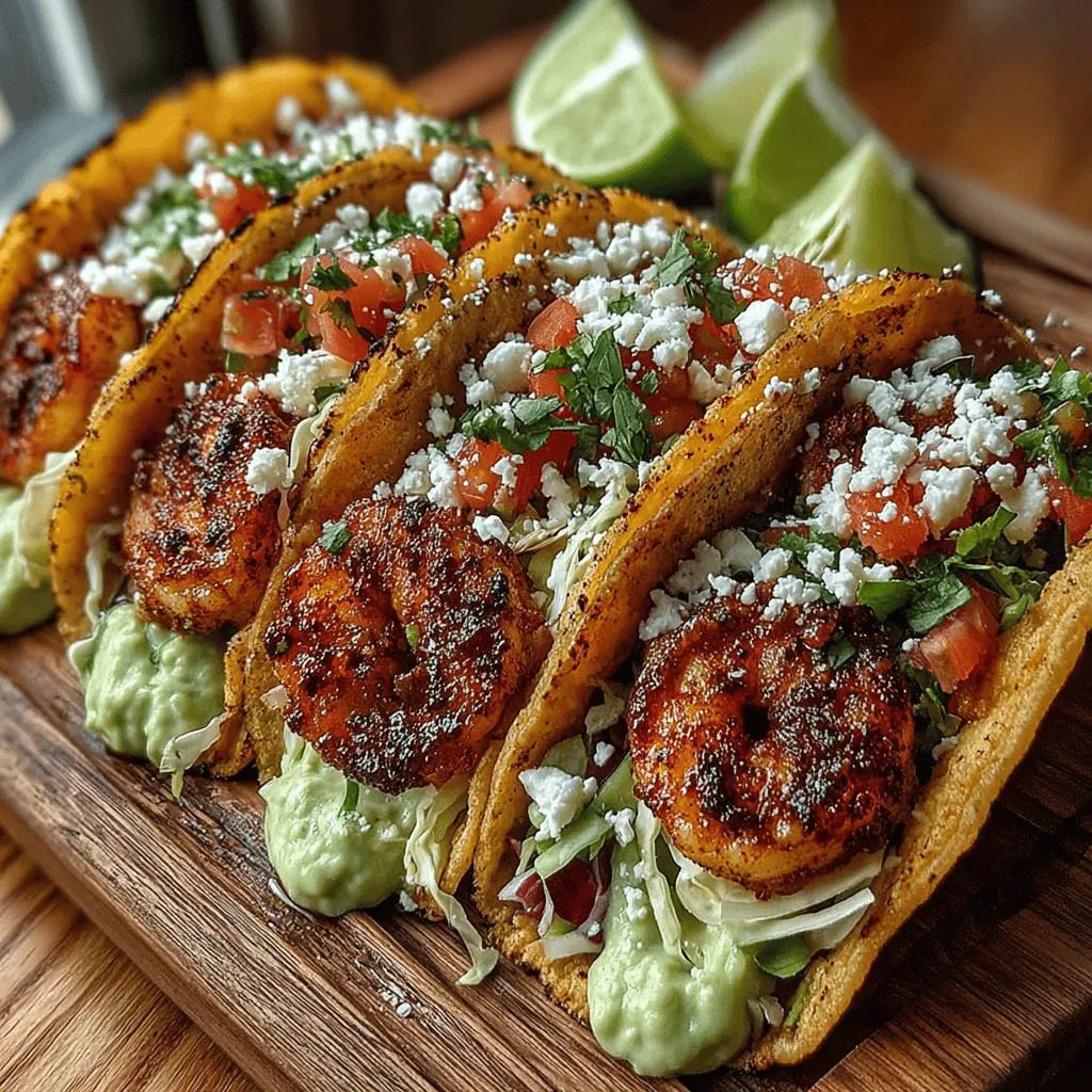 Tacos have become a beloved staple in various cuisines around the world, celebrated for their versatility and vibrant flavors. Originating from Mexican cuisine, tacos have transcended cultural boundaries, evolving into an array of styles and fillings that cater to diverse palates. From traditional carne asada to innovative vegetarian options, tacos offer something for everyone. Among these delectable variations, Spicy Shrimp Tacos stand out as a flavorful and healthy option, combining succulent shrimp with a kick of heat, perfectly complemented by a rich and creamy avocado crema.