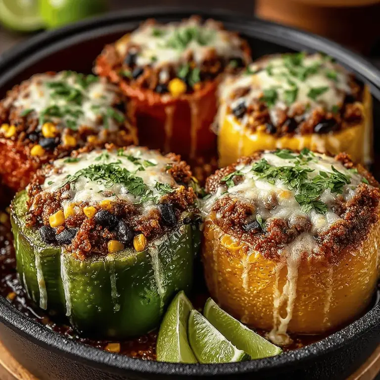 Stuffed peppers are a culinary masterpiece that combines vibrant flavors, appealing colors, and a wealth of nutrients, making them an incredibly versatile dish suitable for various dietary preferences. From meat lovers to vegetarians, stuffed peppers can be tailored to meet individual tastes, providing a satisfying meal that pleases everyone at the table. The Fiery Fiesta Stuffed Peppers elevate this classic dish with an exciting blend of ingredients that pack a punch in both flavor and nutrition.