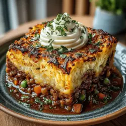 Shepherd's pie has long been celebrated as a quintessential comfort food, often evoking memories of family gatherings and cozy evenings at home. Traditionally made with minced meat and topped with creamy mashed potatoes, this dish has roots in British cuisine, where it was originally created as a way to use leftover meat from Sunday roasts. The name "shepherd's pie" specifically refers to the version made with lamb, while "cottage pie" is used for beef. Regardless of its origin, this hearty dish has become synonymous with warmth and satisfaction, making it a beloved staple across various cultures.