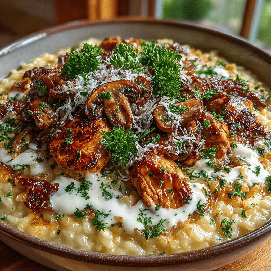 To create a deeply flavorful risotto, the chicken must be cooked to perfection. Start with boneless, skinless chicken thighs or breasts for tenderness. Heat a tablespoon of olive oil in a large skillet over medium-high heat. Season the chicken with salt and pepper to enhance its natural flavors.