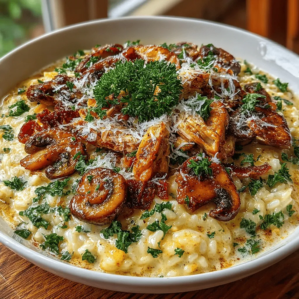 Risotto is more than just a dish; it’s an experience that brings warmth and comfort to the dining table. Known for its creamy texture and rich flavors, risotto is a staple in Italian cuisine that has captured the hearts of food lovers around the globe. Among the countless variations of risotto, the combination of chicken and mushrooms stands out as a classic pairing that perfectly balances heartiness and umami depth. This recipe for Warm & Creamy Chicken and Mushroom Risotto is not only simple to prepare but also ideal for weeknight dinners or special occasions when you want to impress without spending hours in the kitchen.