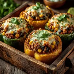 In the realm of healthy and satisfying meals, Cheesy Turkey and Quinoa Stuffed Bell Peppers stand out as a delightful option that perfectly balances flavor and nutrition. This vibrant dish not only captivates the eye with its array of colors but is also packed with essential nutrients, making it an excellent choice for family dinners or meal prep. As more people seek to incorporate healthier options into their diets without sacrificing taste, this recipe emerges as a beacon of culinary creativity and well-being. In this article, we will delve into the ingredients, preparation methods, and benefits of this delicious recipe, providing you with all the insights you need to create your own culinary masterpiece.