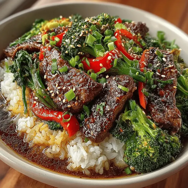 Stir-fry dishes have carved a niche for themselves in the culinary world, adored by cooks and food enthusiasts alike. Their vibrant colors, quick cooking times, and the ability to pack a plethora of flavors into a single bowl make them a staple in many households. In today’s fast-paced lifestyle, where time often feels like a luxury, quick meals have become essential. The Quick & Zesty Beef and Broccoli Stir-Fry Bowl stands out as a delicious and satisfying option that caters to those who seek both convenience and nourishment in their meals.