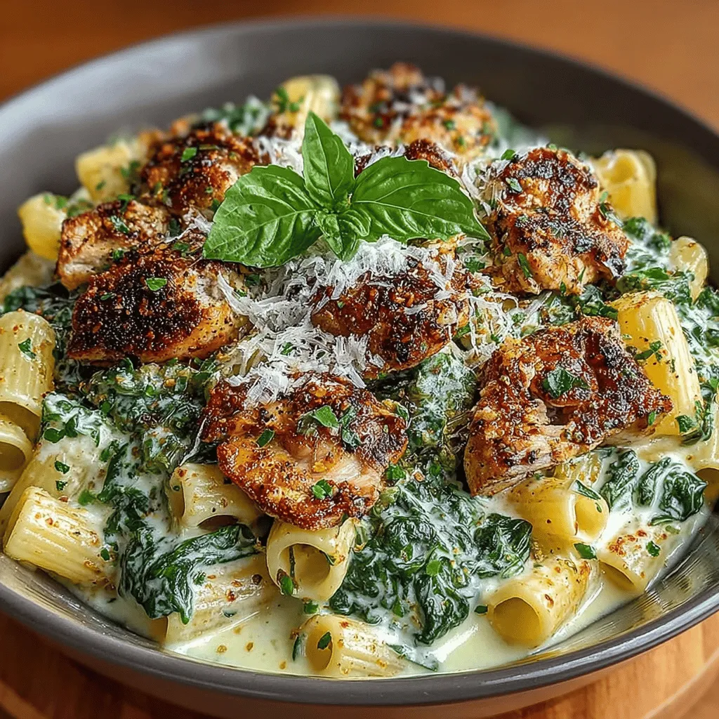 Once your pasta is cooked and drained, it’s time to combine it with the creamy chicken and spinach sauce. To ensure an even coating of sauce on the pasta, follow these techniques: